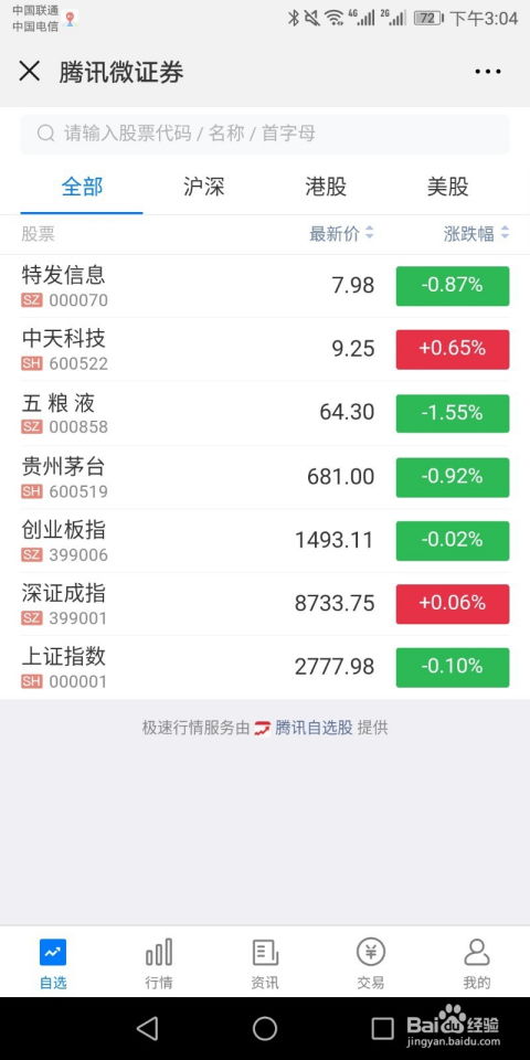 腾讯微证券怎么查看股东