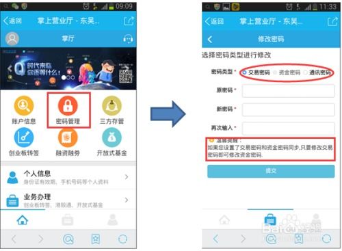 手机证券密码怎么查询