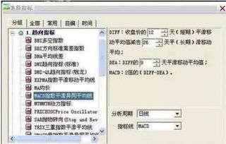 中信证券指标怎么设置