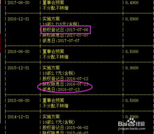 如何查帐户股票分红