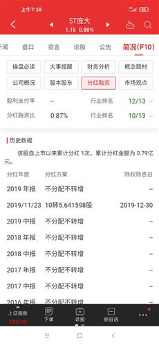股票年底分红如何分配