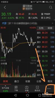 股票中的手机证券怎么看