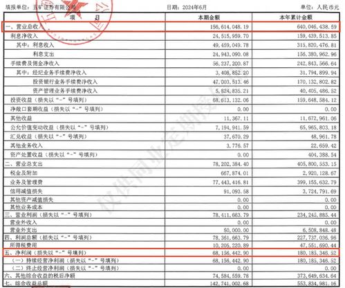 怎么看证券投资明细表