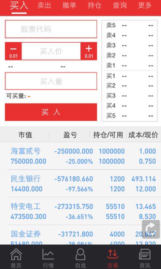 同花顺证券手机版怎么看