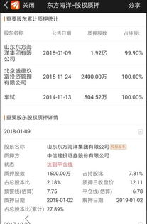 股票质押信息如何查询