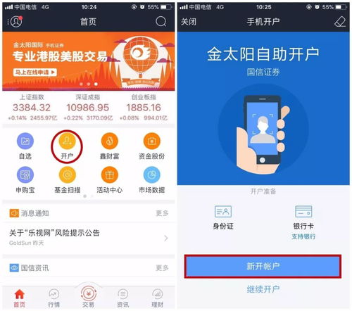 国信证券怎么场内开户