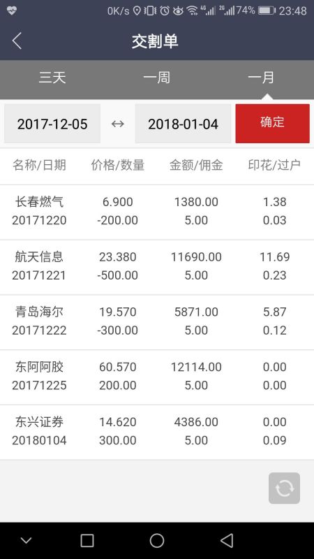 如何查到股票的交易费用
