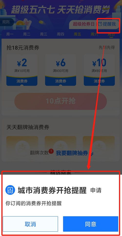 支付宝怎么领取消费证券