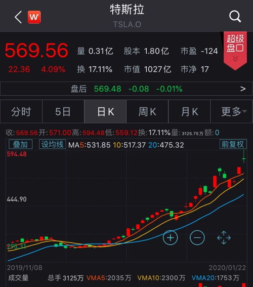 今年特斯拉股票如何涨停