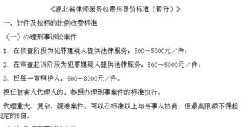 荆州证券律师怎么收费的