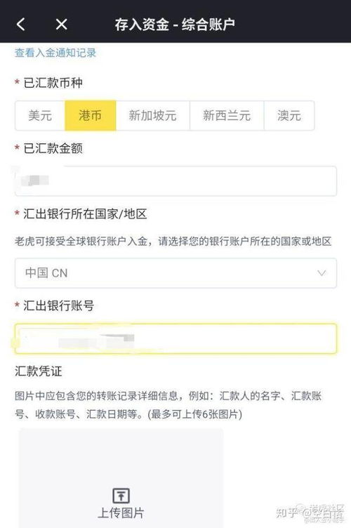 怎么给老虎证券汇款