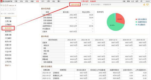如何查询股票股本情况
