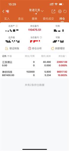 如何看懂股票账户余额图